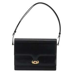 Gucci Leather Shoulder Bag Black